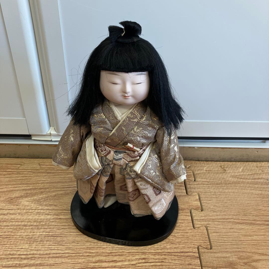 伝統的な日本人形 14×23㎝ 昭和レトロ 陶器 五月人形にも - メルカリ