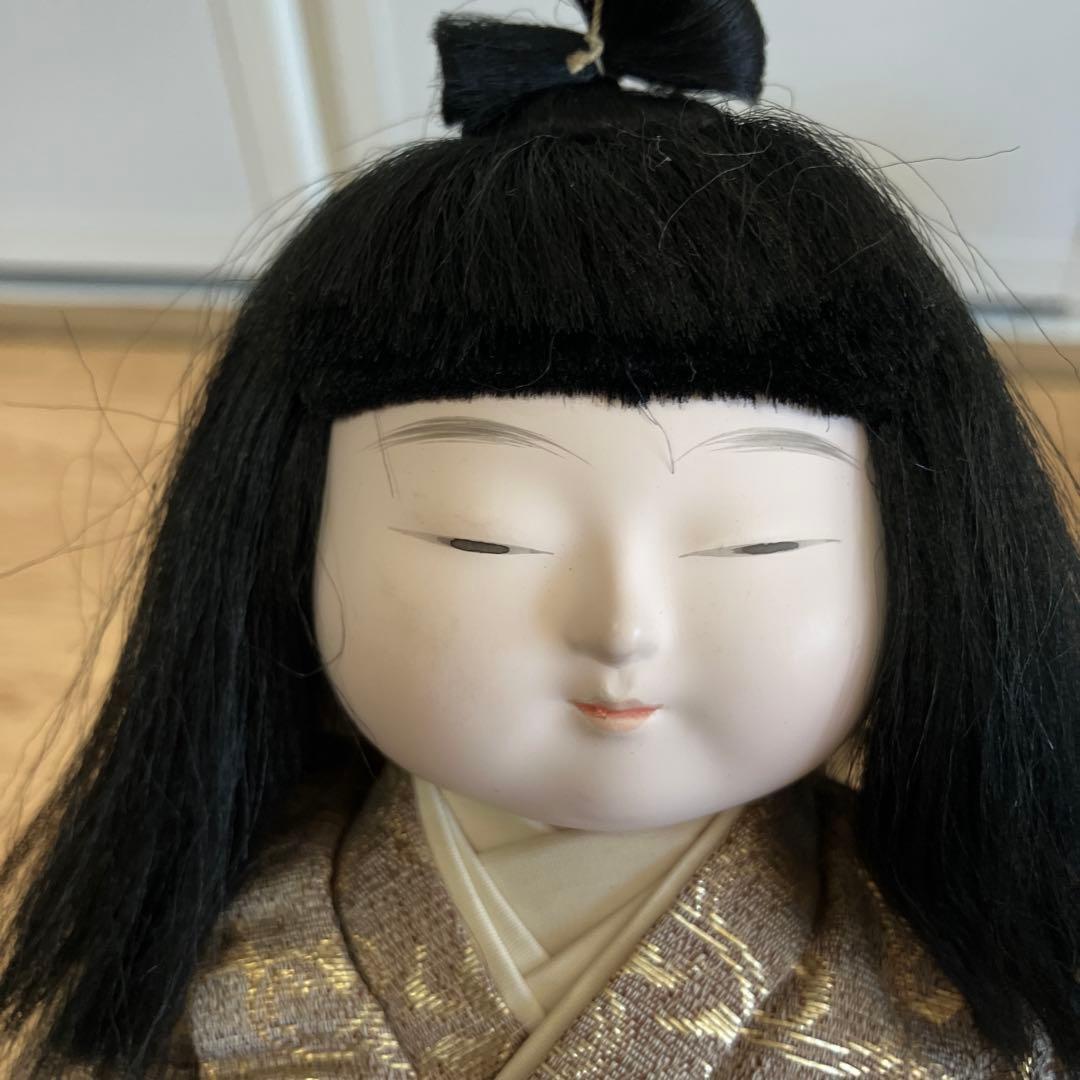 伝統的な日本人形 14×23㎝ 昭和レトロ 陶器 五月人形にも - メルカリ