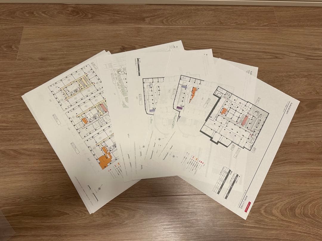 森ビル MORIビル 虎ノ門ヒルズ レジデンシャルタワー 図面 購入者向