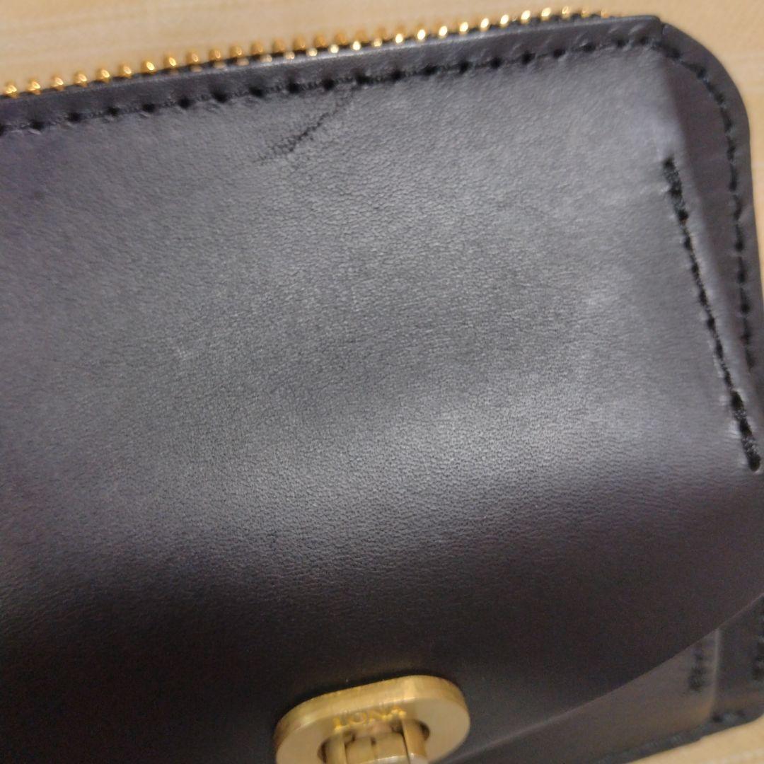 【LONA】Box mini wallet -ento- ブラック