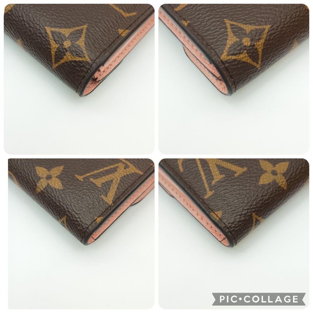 【美品SS】ルイヴィトン　ロザリ　モノグラム　ローズバレリーヌ　IC搭載