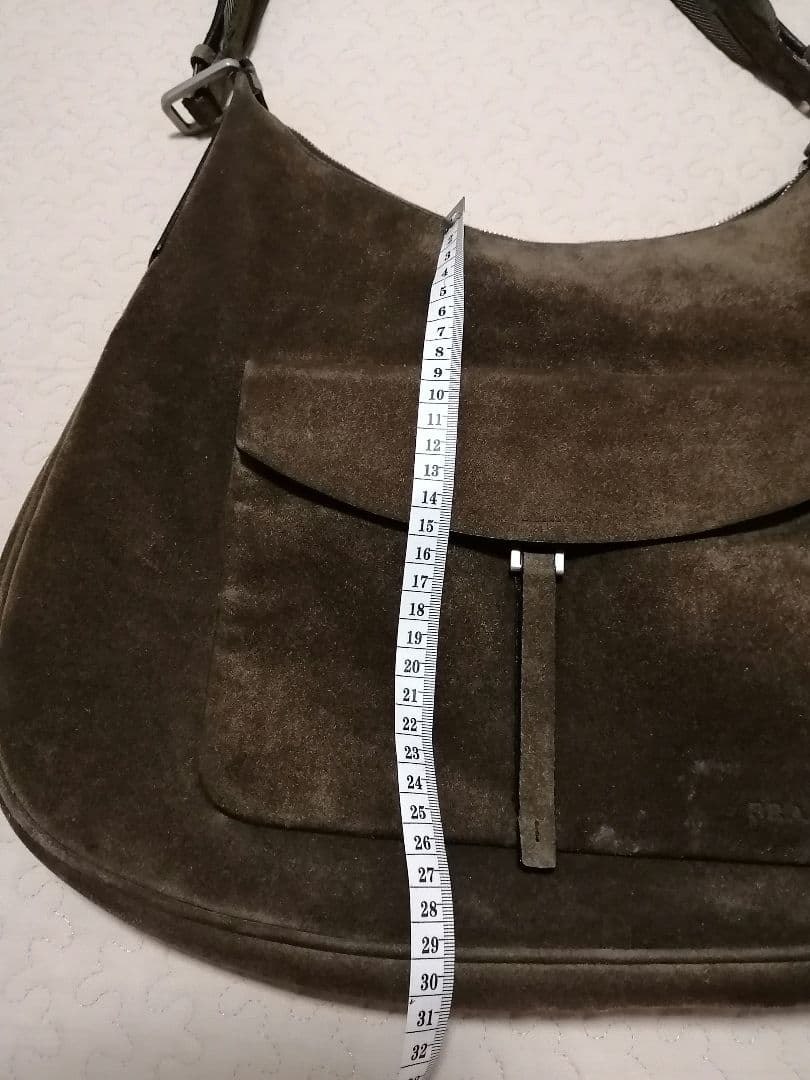 PRADA プラダ　ワンショルダー　ショルダーバッグ　スエード