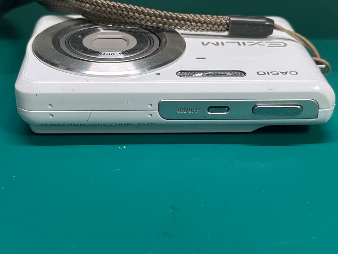 動作確認済】CASIO EXILIM EX-Z77 ホワイト☆すぐ使えるセット - メルカリ
