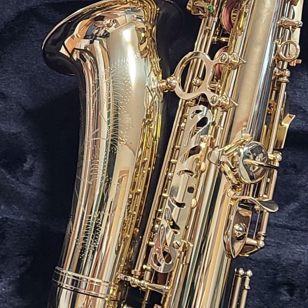 美品 テナーサックス SELVA 管楽器 ケース付 彫刻 セット アルトサックス