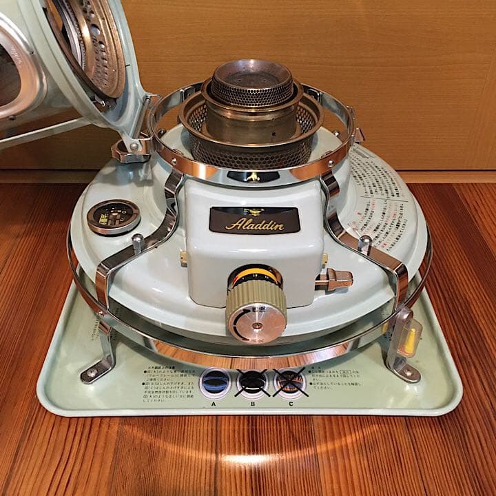 美品 光沢磨上げ済 希少J390001品番 アラジン ストーブ 分解整備済 36