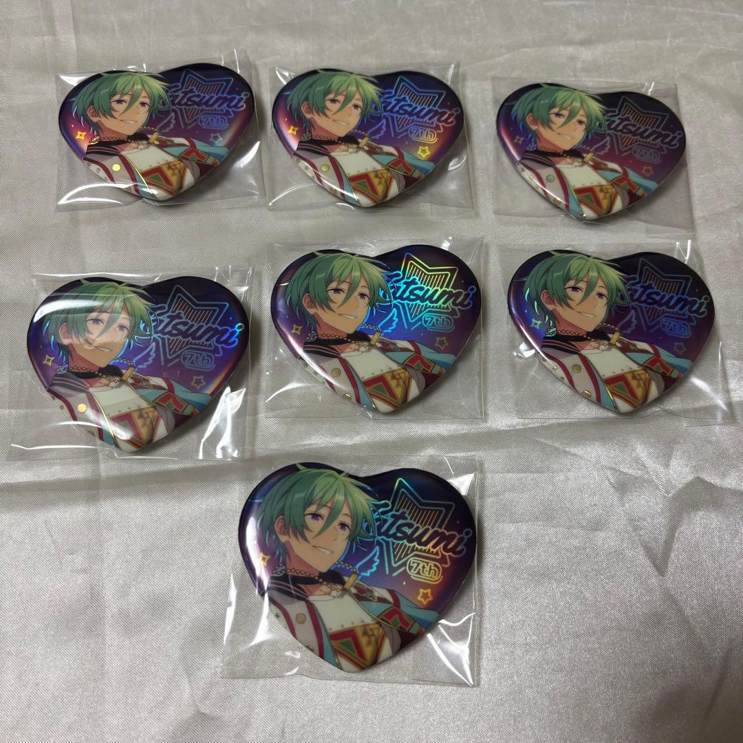 あんスタ 風早巽 中国7周年 ハート缶バッジ 追跡匿名】風早巽 上海限定