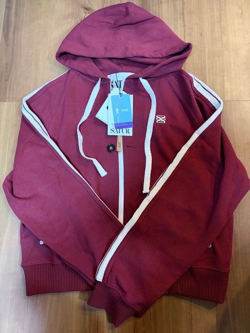 トップス SATUR Lawton Loose Fit Hood Zip-up