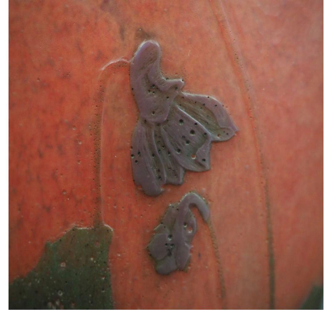 送料無料鑑定シール付ドームナンシー ガラス花瓶DAUMNANCY 美術館級傑作