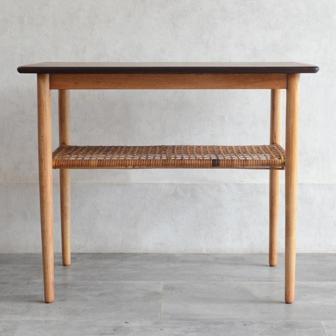 デンマーク 北欧ヴィンテージ サイドテーブル ローズウッド 北欧家具