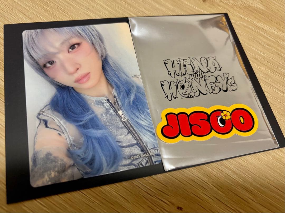 JISOO ジス【HANA ランダムフォトカード ステッカーセット】トレカ