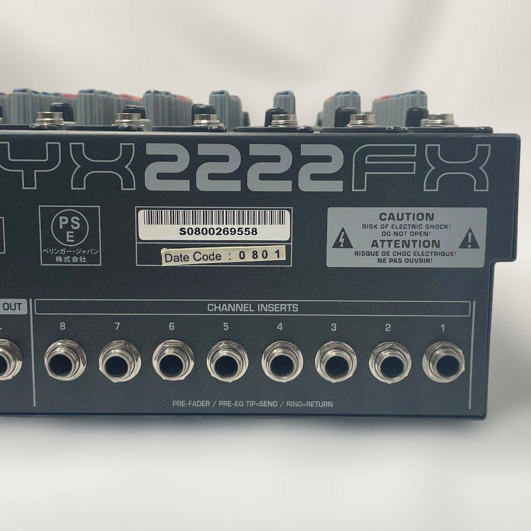 BEHRINGER アナログミキサー XENYX 2222FX 送料無料 匿名