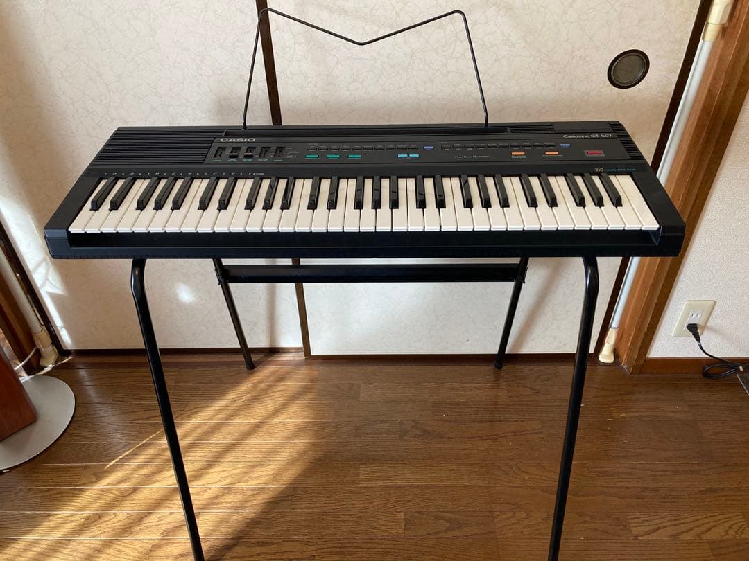 Casiotone CT-607 スタンド、譜面台、アダプター付 Casiotone CT-607 スタンド、譜面台、アダプター付