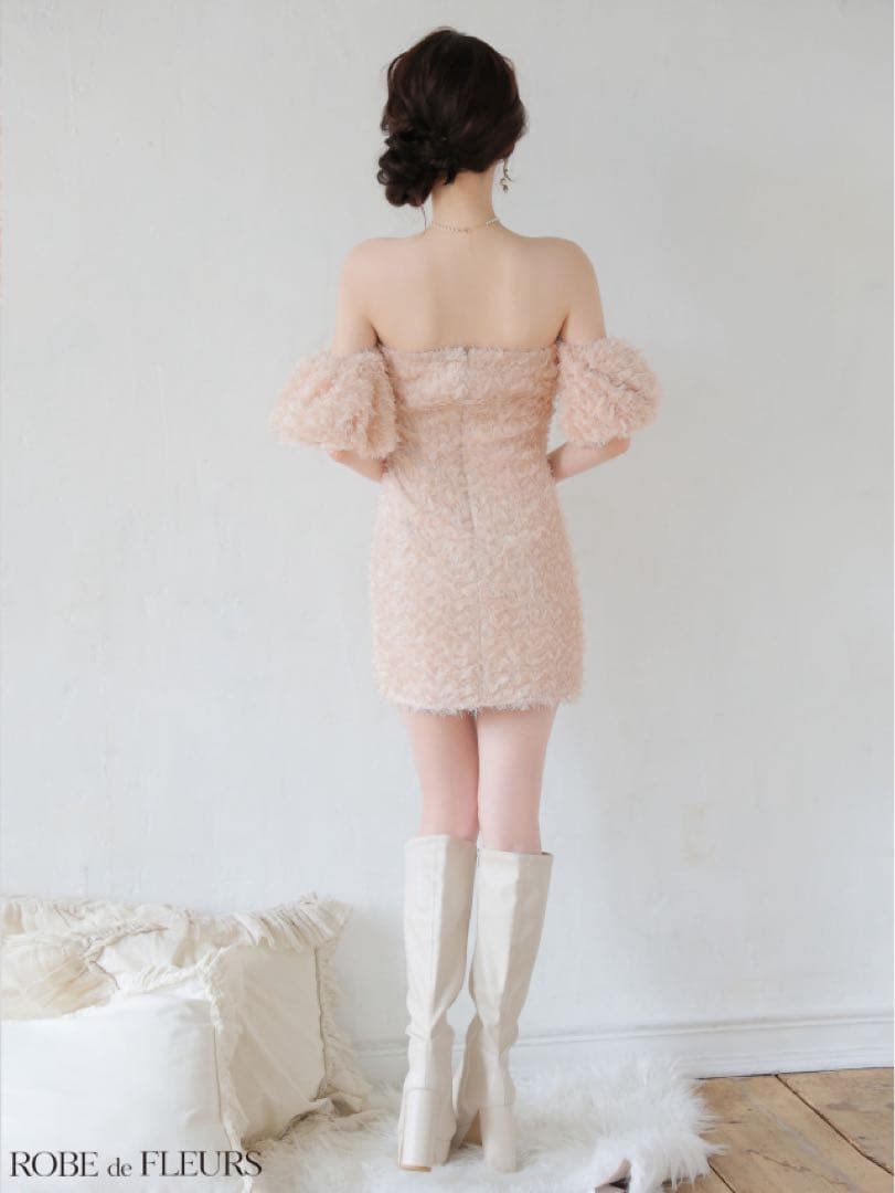 3488 半袖　ディア　ローブドフルールグロッシー　ブリエ　キャバドレス