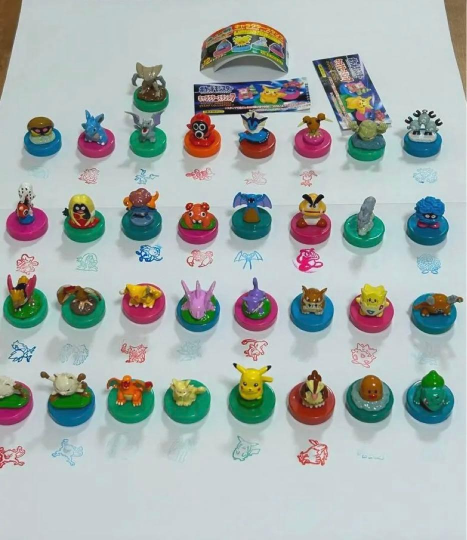 ポケモン スタンプ フィギュア ハンコ ミニフィギュア 33体セット
