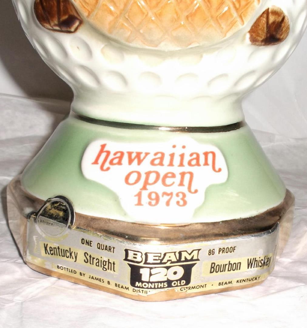 ☆Tiki ティキ デカンター Jim Beam ハワイアン オープン ボトル