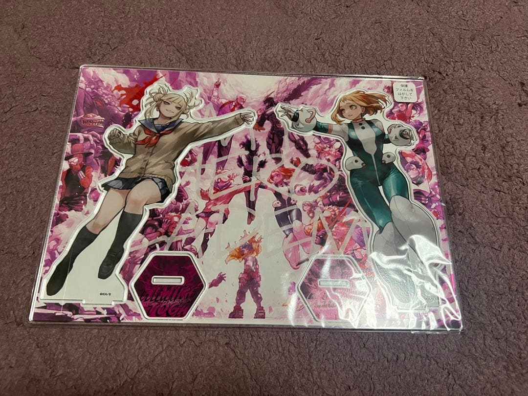 ヒロアカ展 アクリルMEGAフィギュア W お茶子 トガヒミコ ウラビティ