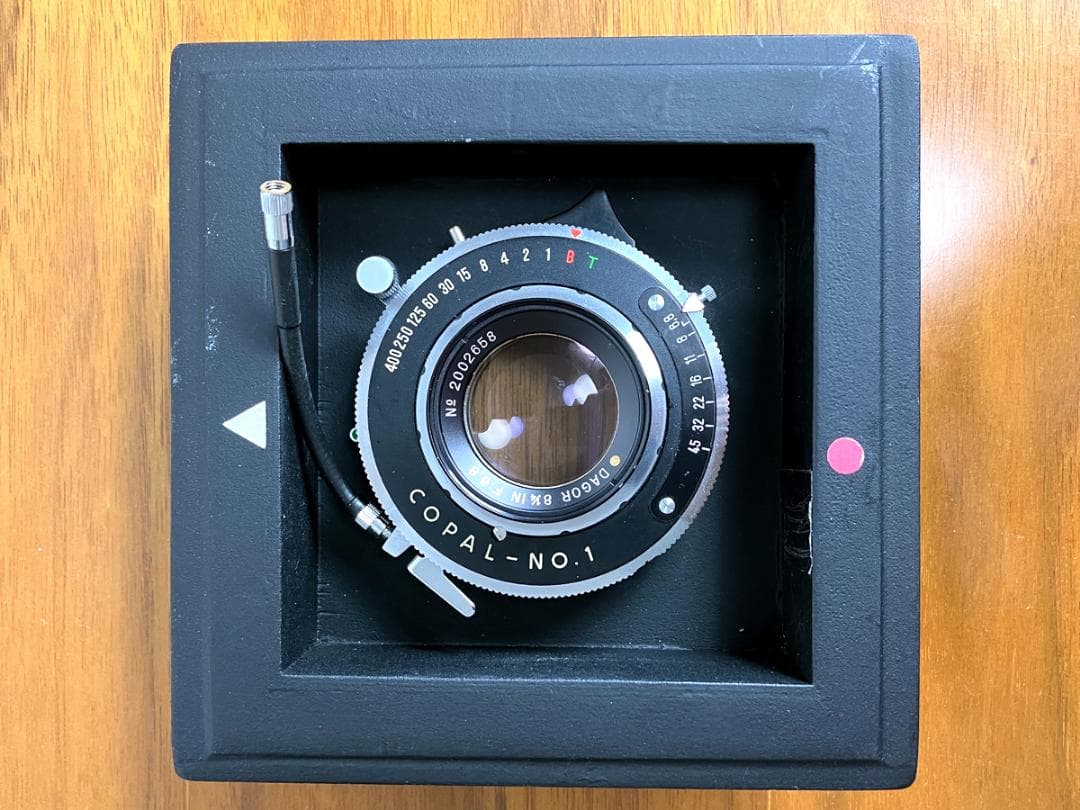 フィルムカメラ DAGOR 81/4 F:6.8 Gold Dot COPAL-NO.1 フィルムカメラ