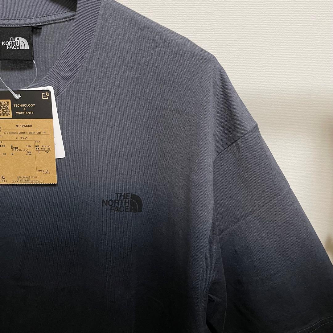 ノースフェイス直営店限定【L】Gradation Square Logo Tee - メルカリ