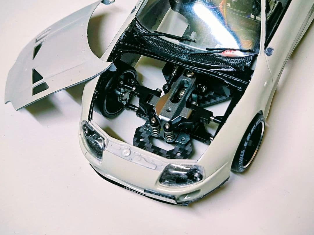 蚊車 ドリラジ toyota suppra タミヤ1/24 - メルカリ