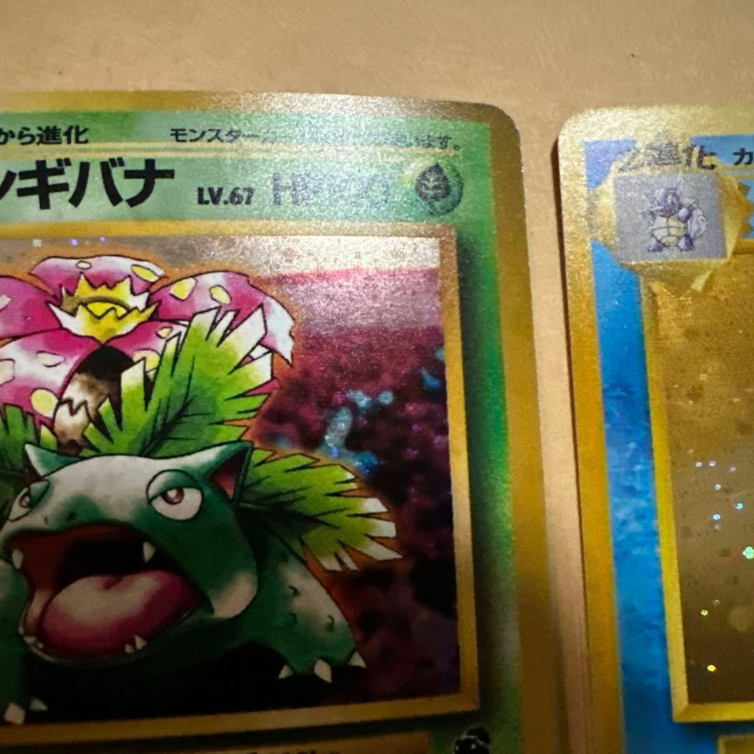 ポケモンカード 旧裏 フシギバナ カメックス イントロパック