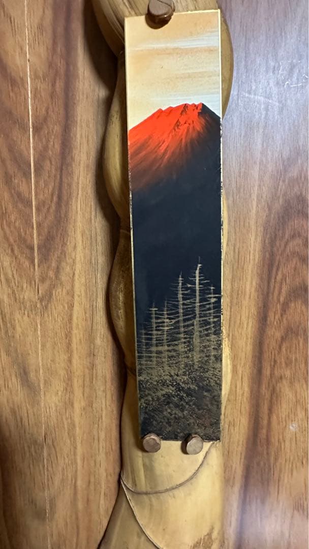 短冊掛け 亀甲竹製 赤富士短冊付き 茶道具 - WWW.FORDALTAMURA.IT