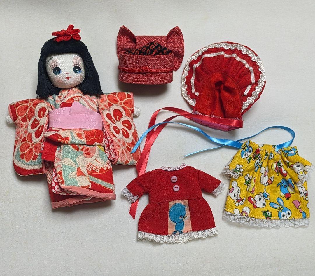 ぽてち様専用 文化人形 ミニ文化人形 ゆずちゃん 着せ替え 着物人形