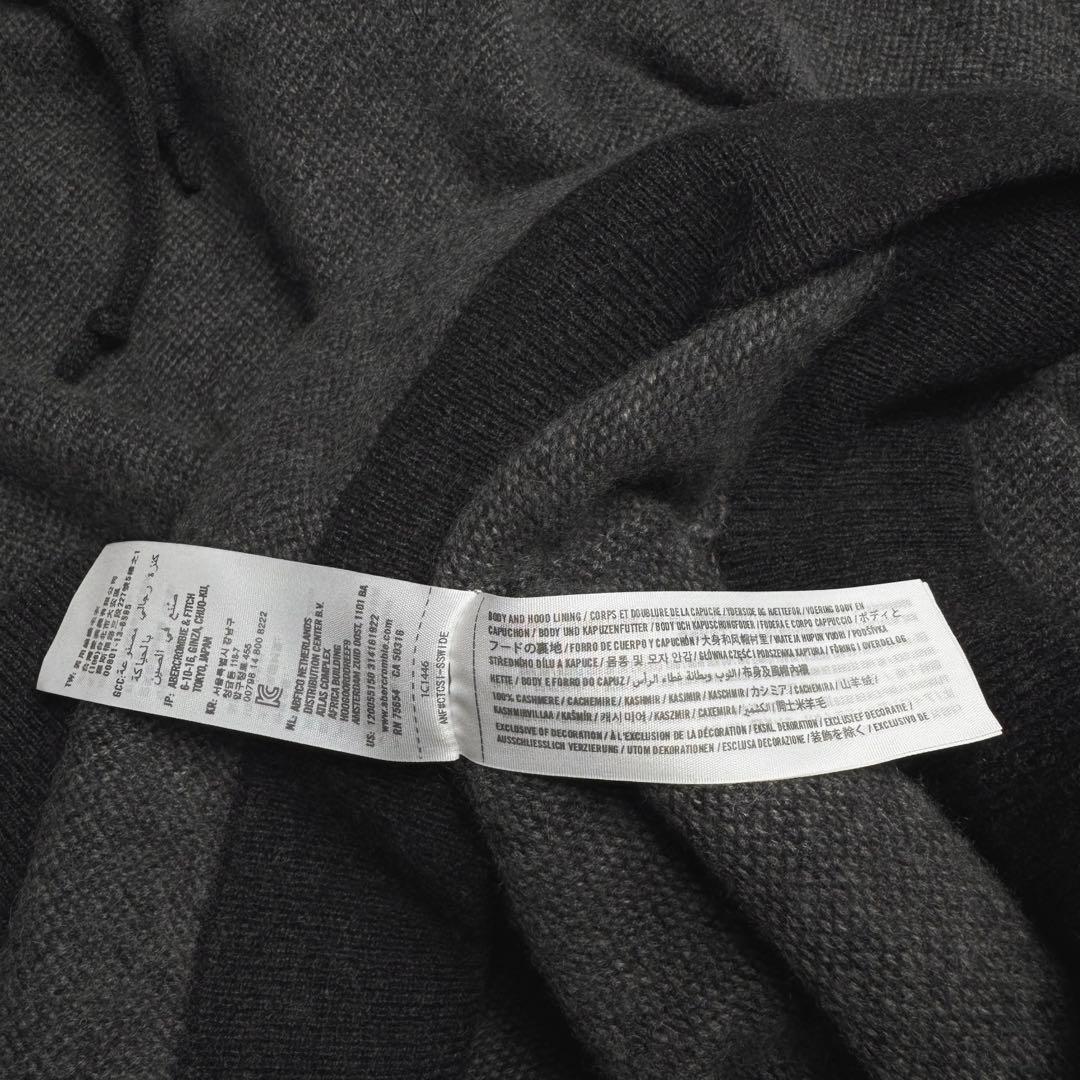 Abercrombie&Fitch｜カシミア100%ニットパーカーXXLアバクロ