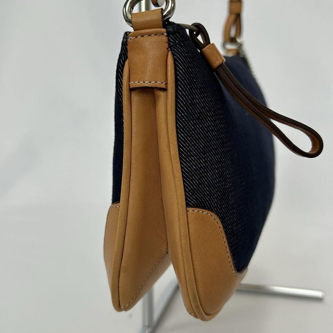 【極美品】コーチ 8335 ソーホー ワンハンドバッグ レザー デニム 肩掛け