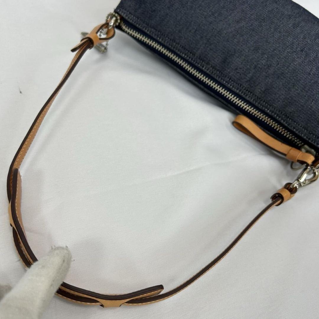 【極美品】コーチ 8335 ソーホー ワンハンドバッグ レザー デニム 肩掛け