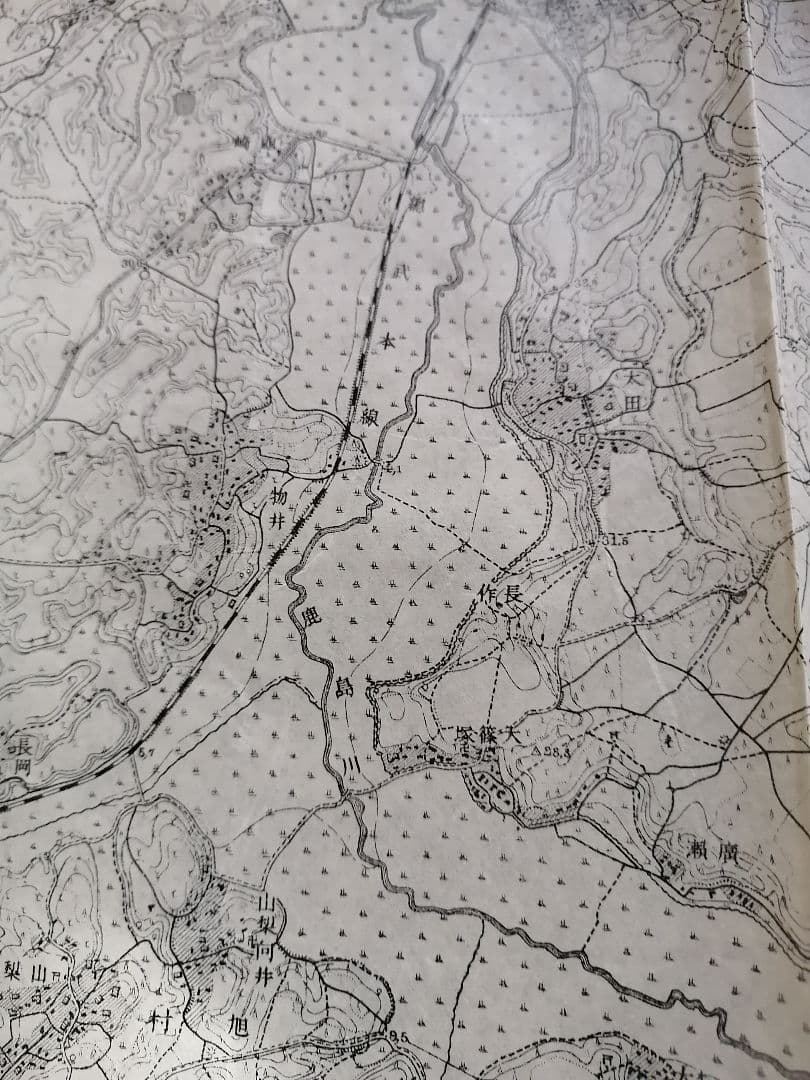 歩兵第57部隊本部 千葉 佐倉地図 昭和7年発行