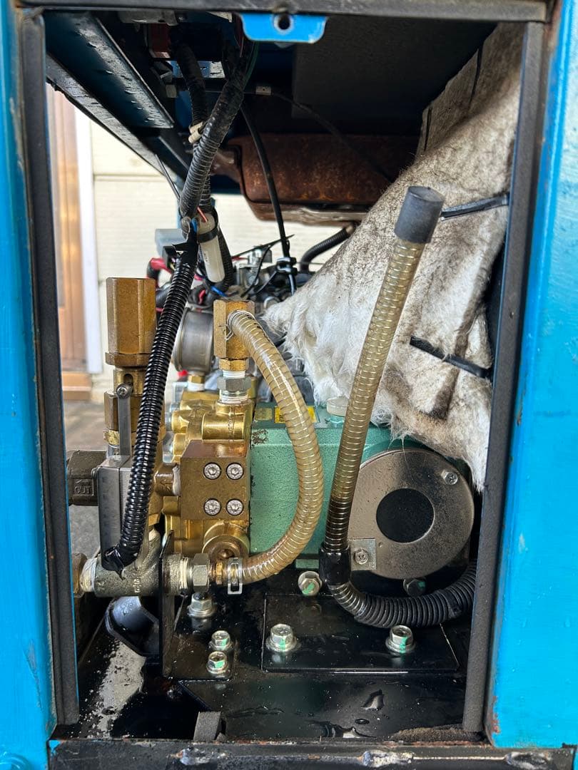 KS4☆ツルミHPJ-5ESM高圧洗浄機防音ガン・高圧ホース・給排水ホース