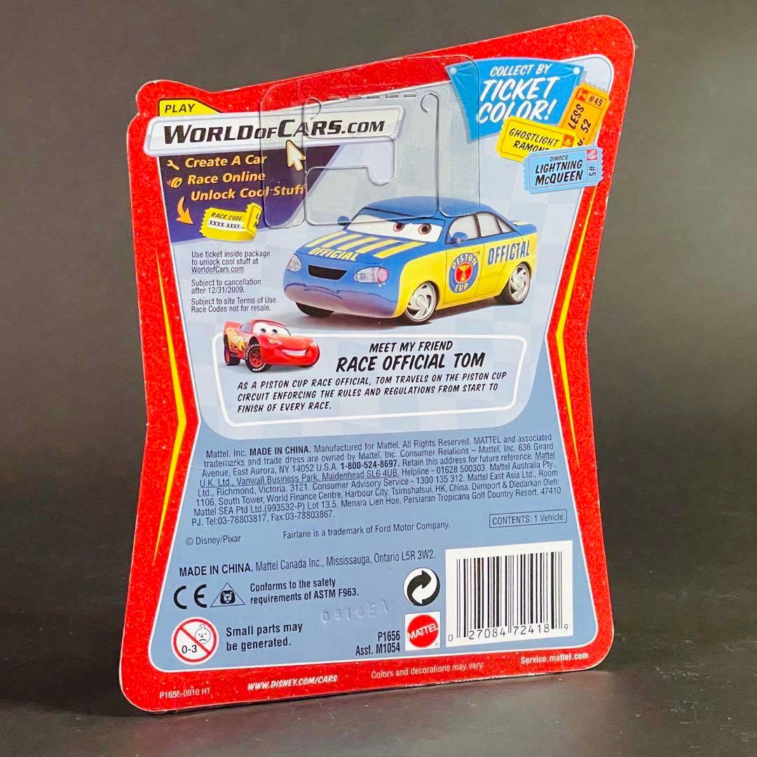 初期レアモデル マテル カーズ ダメージキング マリオ・アンドレッティ セット