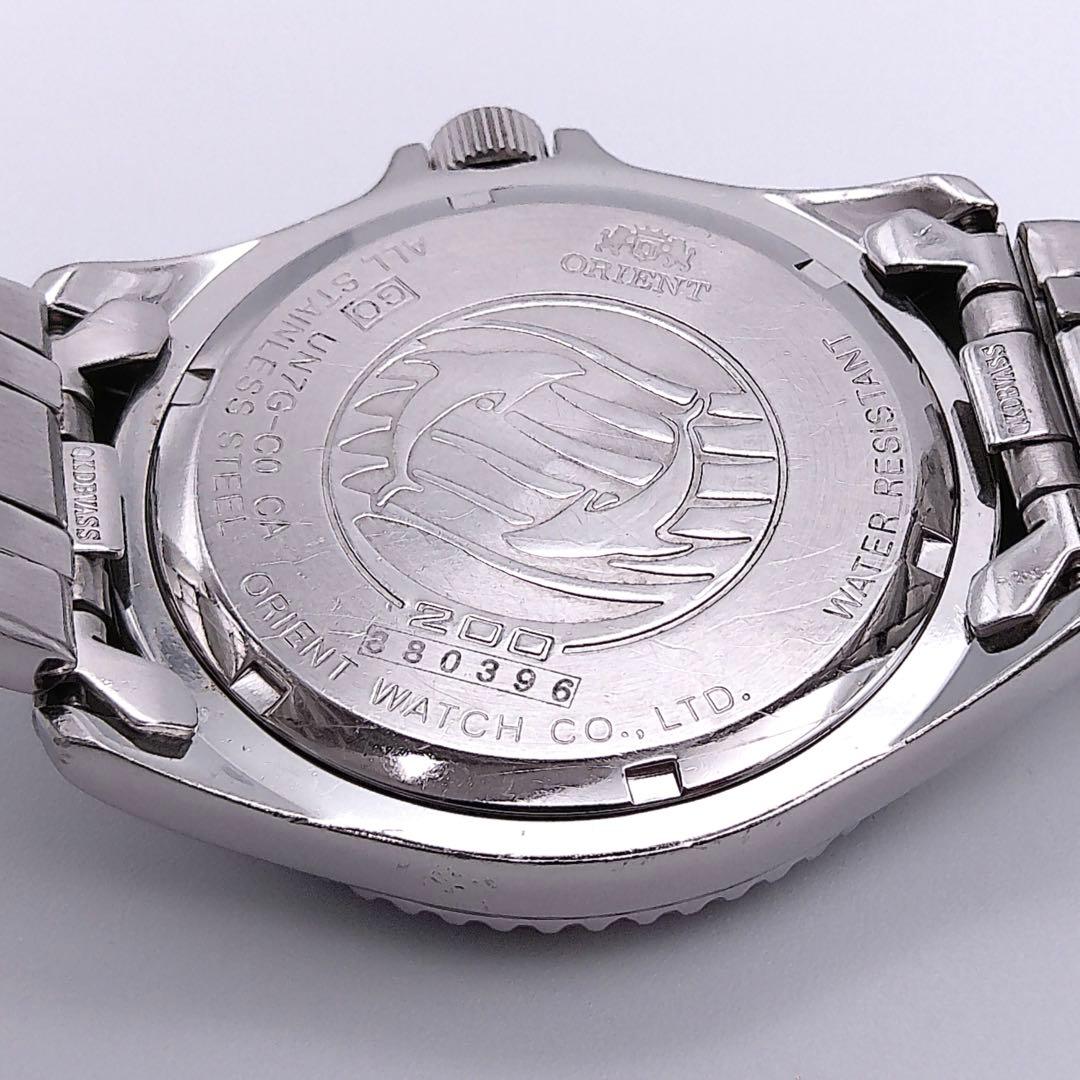 ORIENT ダイバーズウォッチ クォーツ 腕時計 防水 新品電池 稼働品
