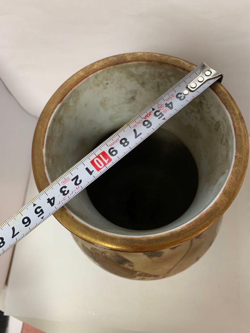 明治九谷　大花瓶36cm 送料込み