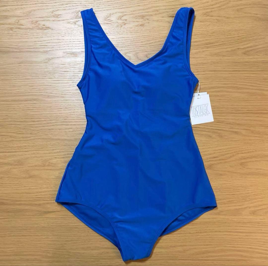 Tostalgic clothing ワンピース水着（purple blue）