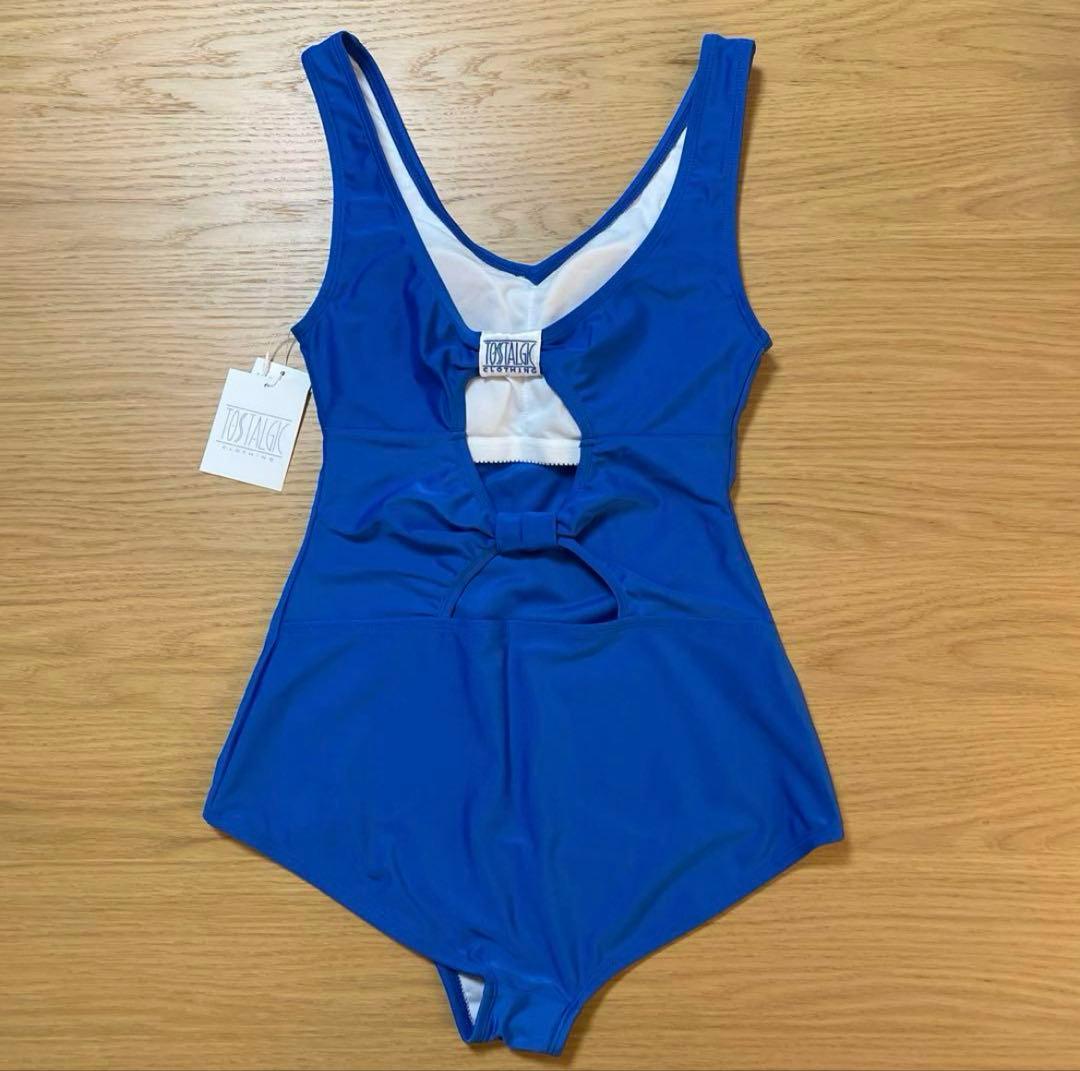 Tostalgic clothing ワンピース水着（purple blue）