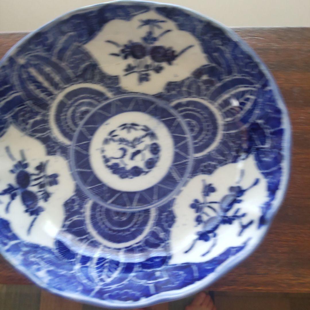 印判　皿　8枚　サイズ　直径１５センチ深さ５センチ　アンティーク物　明治時代以降