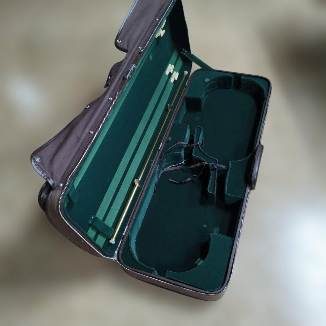 Hill and Sonsイギリス製ビンテージダブルバイオリンケース ブラウン