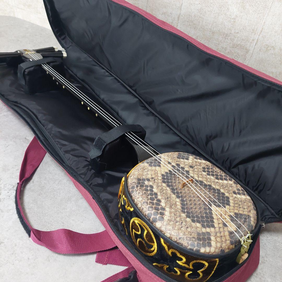 沖縄三線 入門用 初心者向け 人工皮 合皮 三味線 琉球 和楽器 ソフト