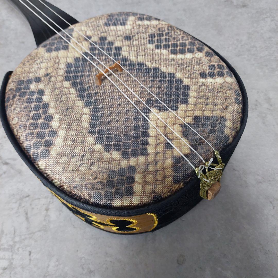 沖縄三線 入門用 初心者向け 人工皮 合皮 三味線 琉球 和楽器 ソフトケース