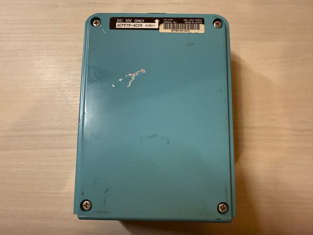 Maxon CS-550 ステレオコーラスエフェクター 初期型 AC付き