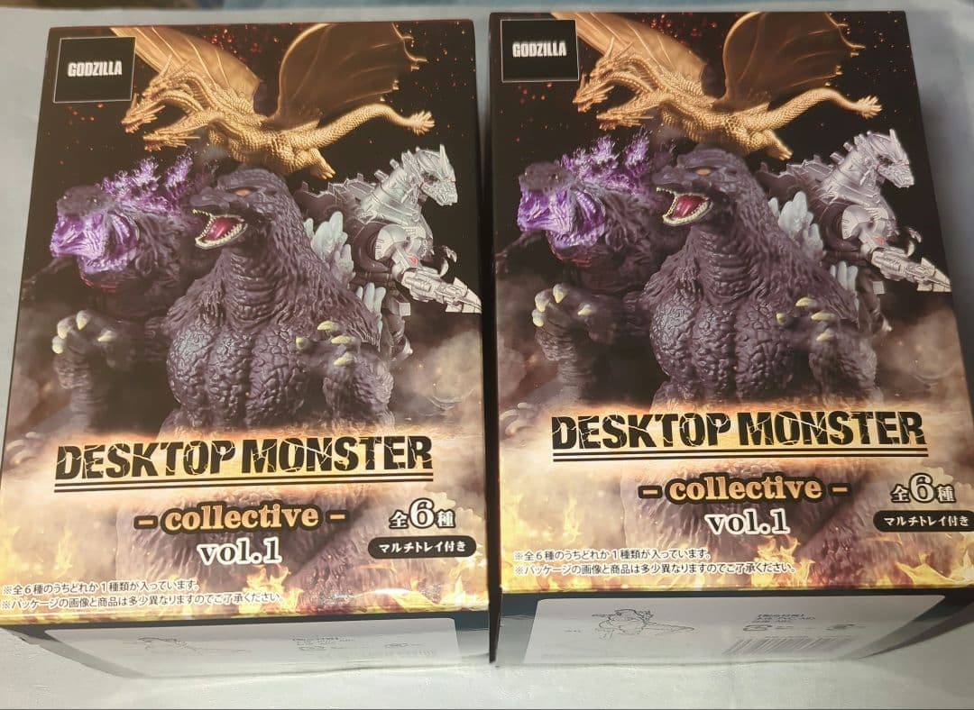 DESKTOP MONSTER collective 2種 ゴジラ フィギュア
