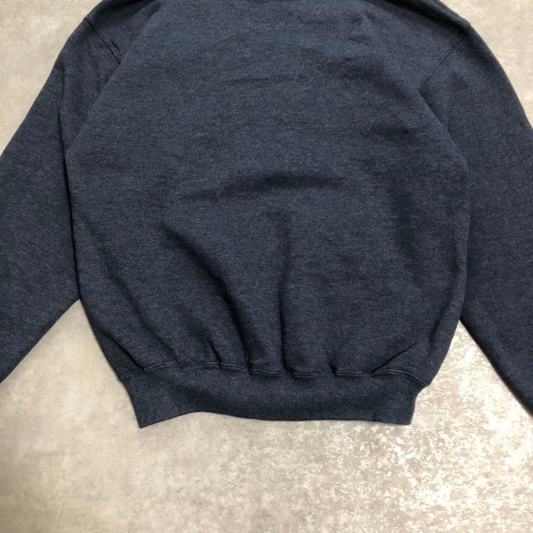 90sヴィンテージ ラッセルアスレティック無地スウェットパーカー青タグメキシコ製