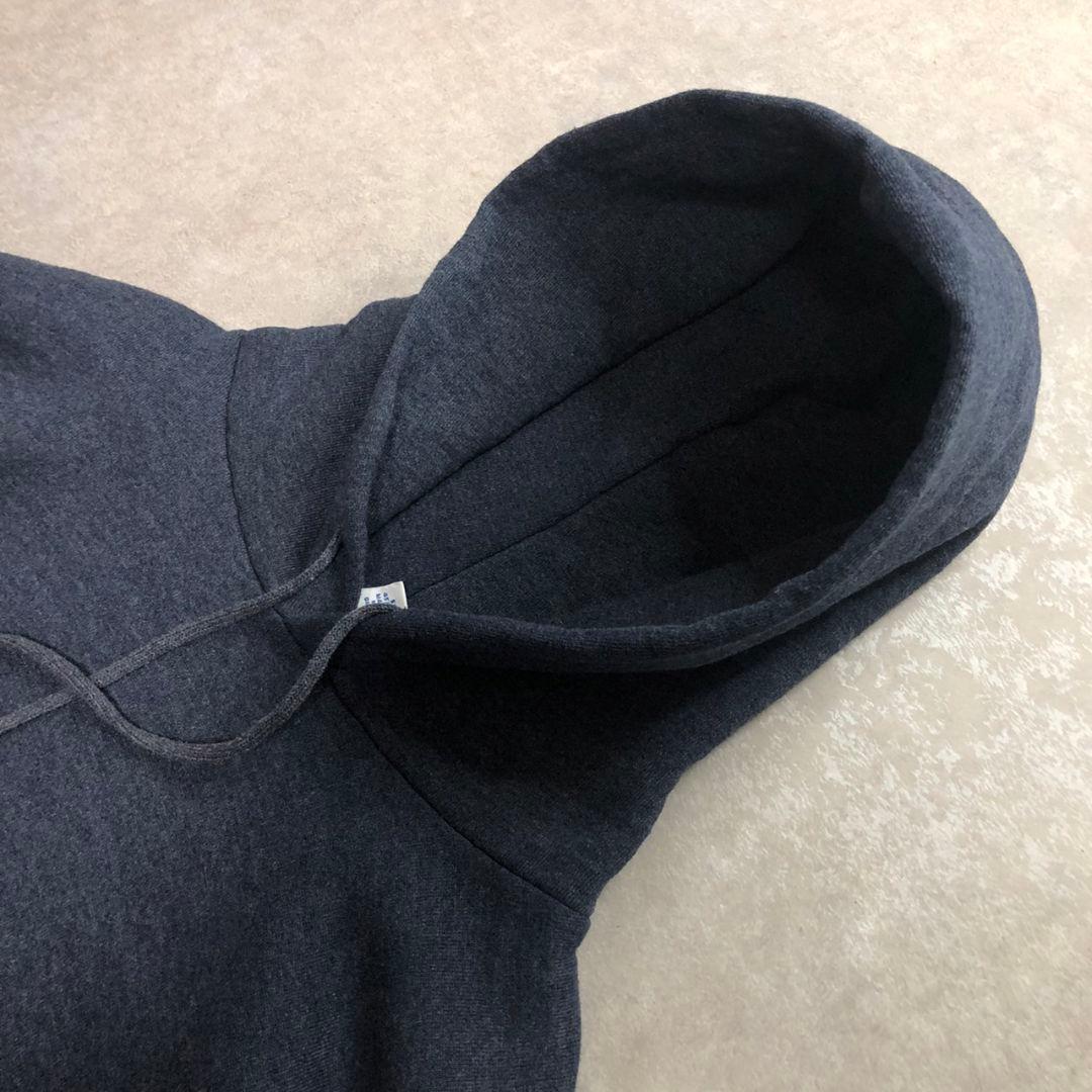 90sヴィンテージ ラッセルアスレティック無地スウェットパーカー青タグメキシコ製