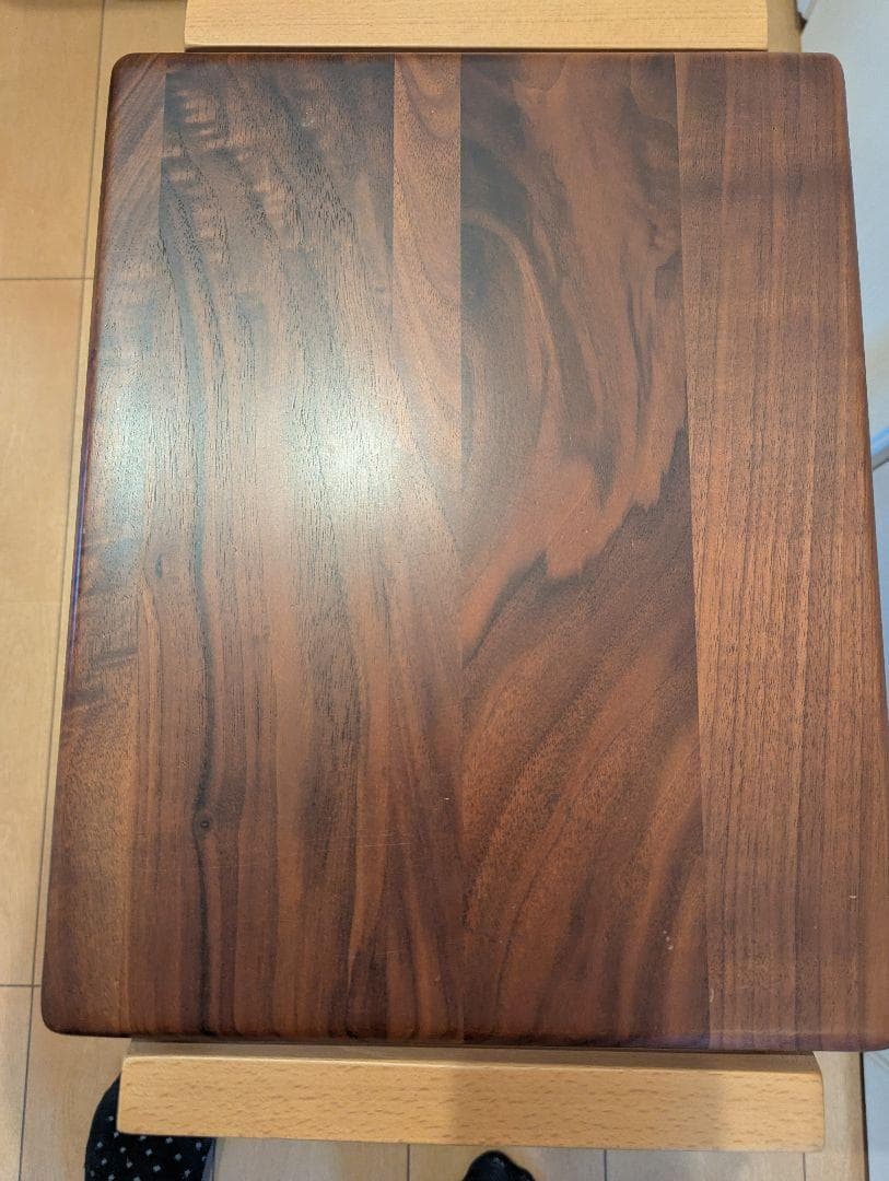 廃盤☆天然木製スツール ブラウン シンプルデザイン　サイドテーブル