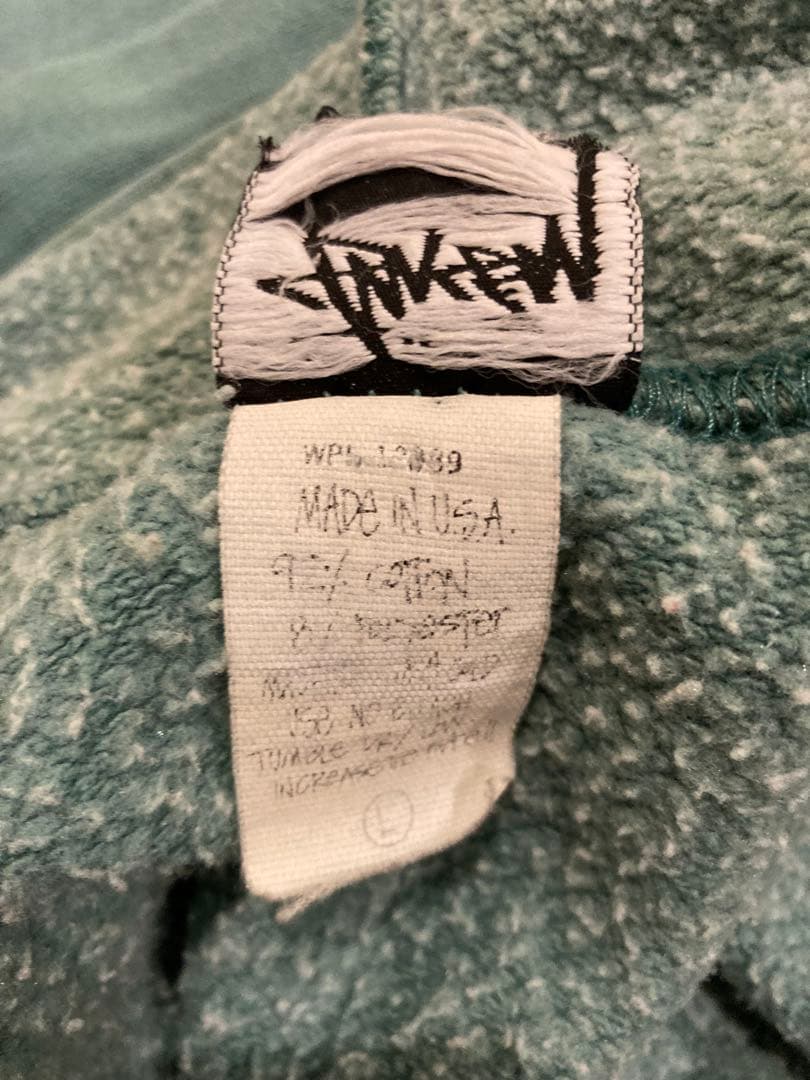 80's 初期黒タグ OLD STUSSY パーカー usa製 ショーンフォント