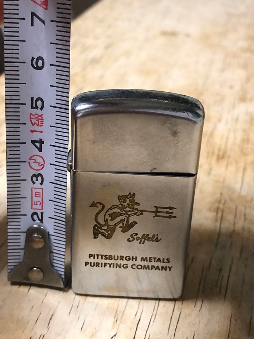 ビンテージ 60s デビル 悪魔 ZIPPO アドバタイジング ライター スカル
