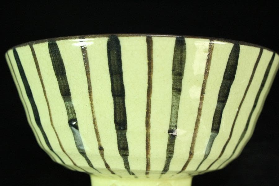 蓋付碗 麦藁手 | 東屋 麦藁手 蓋茶碗 十客 時代物(K-YC510)