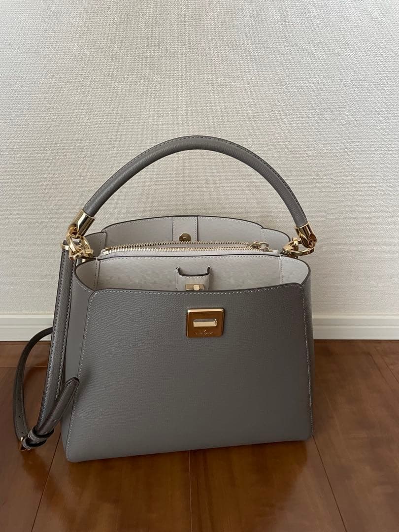 kate spade 2WAYバッグ グレー 直営アウトレット 美品