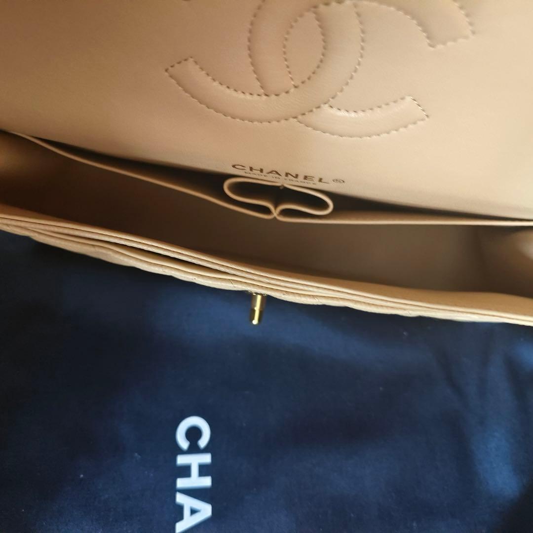 即日発送 ゴールド キルティングショルダーバッグ